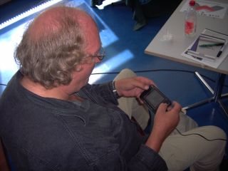 MALZ playing BPS Tetris on the GP2X