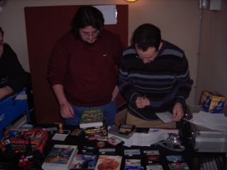 Second hand booth - paperwork in progress