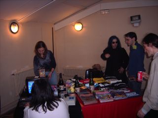Matra booth after their latest unpacking routine